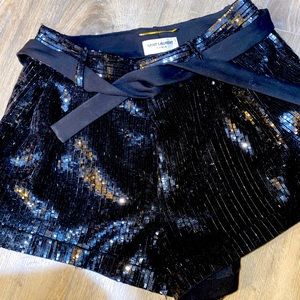 YSL SEQUIN SHORTS